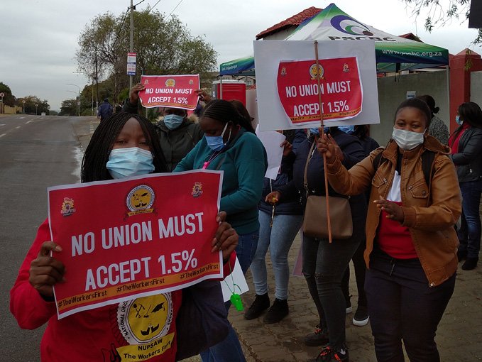 PUBLIC SECTOR WAGE AGREEMENT | Majority of Union Leaders Capitulate to ANC Austerity